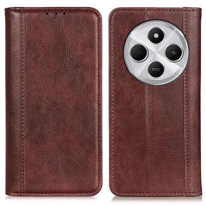 For Xiaomi Redmi 14C 4G Stand Case Split Leather Litchi Texture Wallet Phone Cover