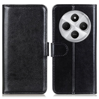 For Xiaomi Redmi 14C 4G Case Crazy Horse Texture PU Leather Phone Stand Cover
