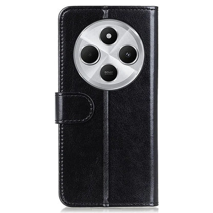 For Xiaomi Redmi 14C 4G Case Crazy Horse Texture PU Leather Phone Stand Cover