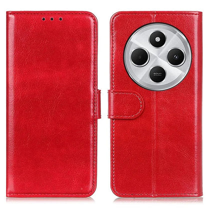 For Xiaomi Redmi 14C 4G Case Crazy Horse Texture PU Leather Phone Stand Cover
