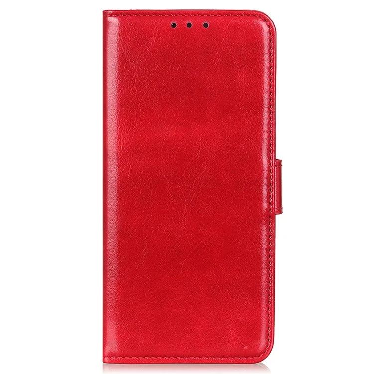 For Xiaomi Redmi 14C 4G Case Crazy Horse Texture PU Leather Phone Stand Cover