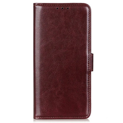 For Xiaomi Redmi 14C 4G Case Crazy Horse Texture PU Leather Phone Stand Cover