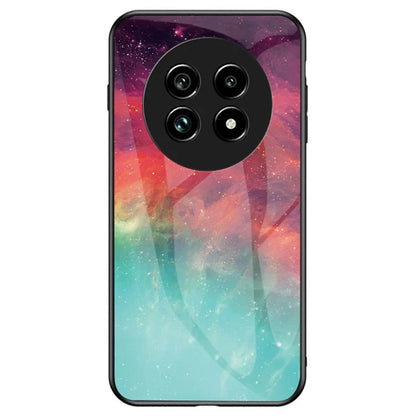 For Realme 13 Pro 5G Case Starry Sky Pattern Tempered Glass Phone Cover