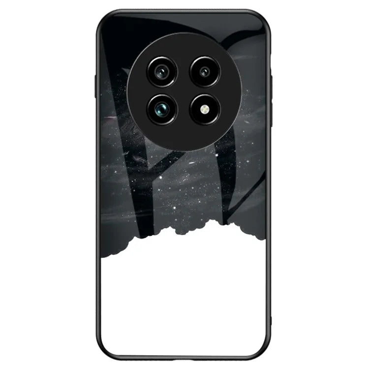 For Realme 13 Pro 5G Case Starry Sky Pattern Tempered Glass Phone Cover