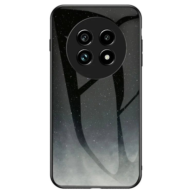 For Realme 13 Pro 5G Case Starry Sky Pattern Tempered Glass Phone Cover