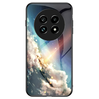 For Realme 13 Pro 5G Case Starry Sky Pattern Tempered Glass Phone Cover