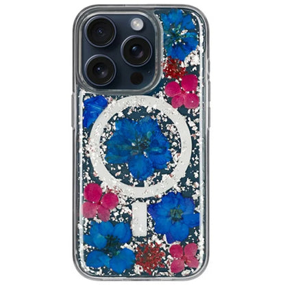 KZDOO Mag Flowers Series for iPhone 16 Pro Max Case Compatible with MagSafe Anti-Drop TPU+PC Phone Cover