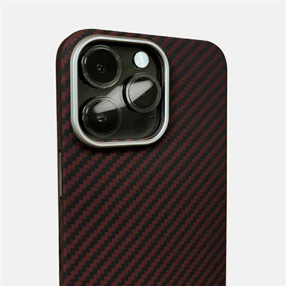 KZDOO For iPhone 16 Pro Case Aramid Fiber Phone Cover Support Wireless Charging