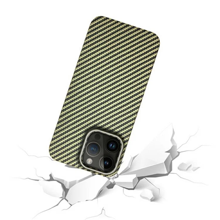KZDOO For iPhone 16 Pro Case Aramid Fiber Phone Cover Support Wireless Charging