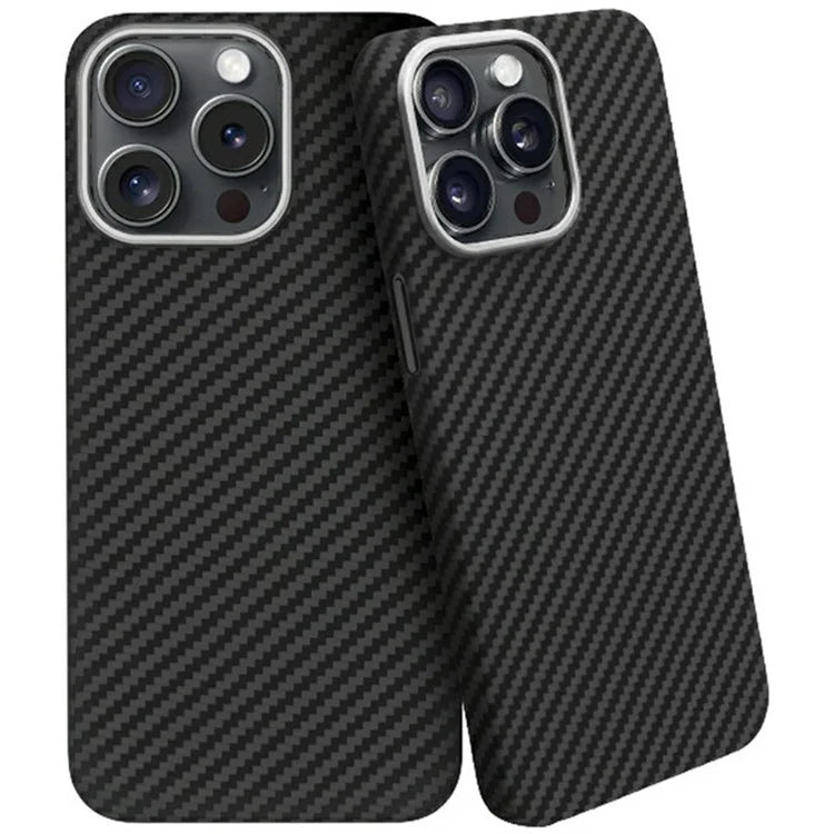 KZDOO For iPhone 16 Pro Case Aramid Fiber Phone Cover Support Wireless Charging