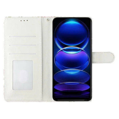 For Xiaomi Redmi 14C 4G Case PU Leather 3D Pattern Printing Wallet Phone Cover