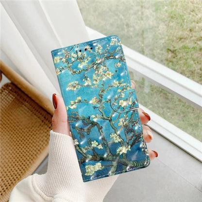 For Xiaomi Redmi 14C 4G Case PU Leather 3D Pattern Printing Wallet Phone Cover