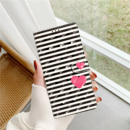 For Xiaomi Redmi 14C 4G Case PU Leather 3D Pattern Printing Wallet Phone Cover
