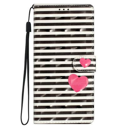 For Xiaomi Redmi 14C 4G Case PU Leather 3D Pattern Printing Wallet Phone Cover