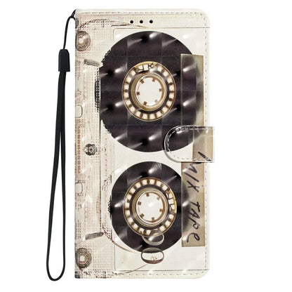 For Xiaomi Redmi 14C 4G Case PU Leather 3D Pattern Printing Wallet Phone Cover