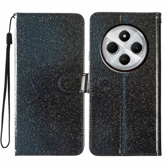 For Xiaomi Redmi 14C 4G Wallet Case Glitter Anti-Scratch Leather Phone Cover Stand