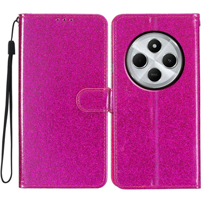 For Xiaomi Redmi 14C 4G Wallet Case Glitter Anti-Scratch Leather Phone Cover Stand