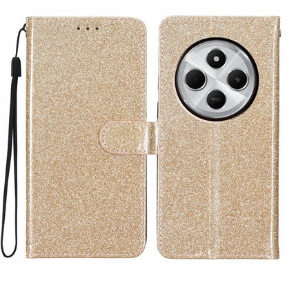 For Xiaomi Redmi 14C 4G Wallet Case Glitter Anti-Scratch Leather Phone Cover Stand