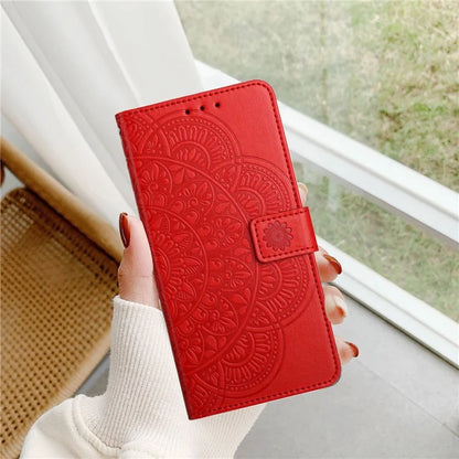 For Xiaomi Redmi 14C 4G Leather Case with Card Slots Mandala Pattern Phone Cover Stand