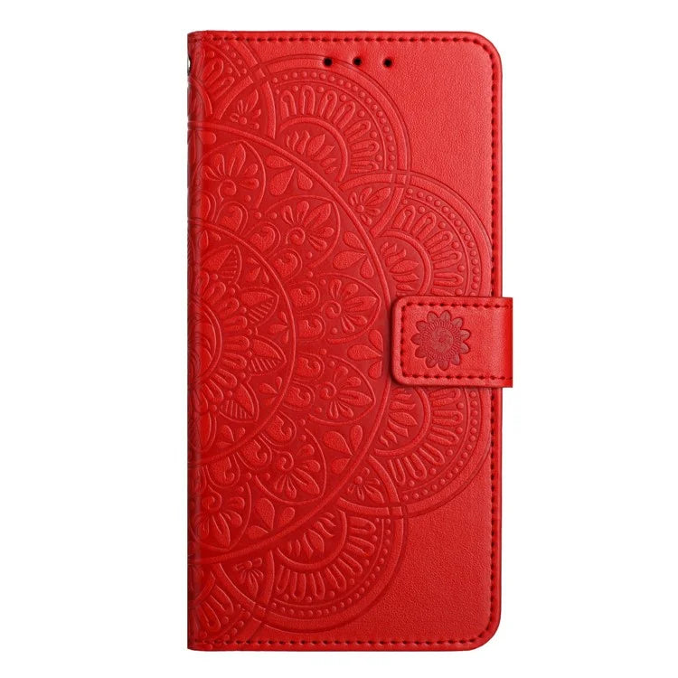 For Xiaomi Redmi 14C 4G Leather Case with Card Slots Mandala Pattern Phone Cover Stand