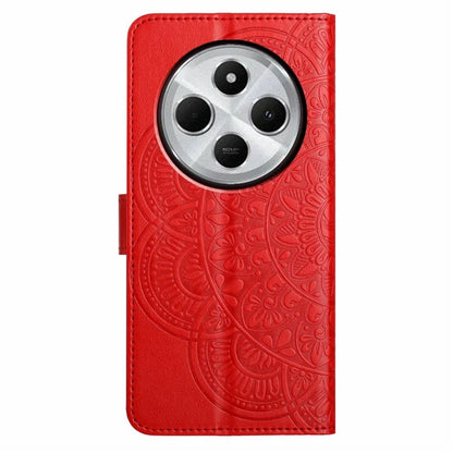 For Xiaomi Redmi 14C 4G Leather Case with Card Slots Mandala Pattern Phone Cover Stand