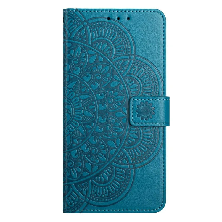 For Xiaomi Redmi 14C 4G Leather Case with Card Slots Mandala Pattern Phone Cover Stand