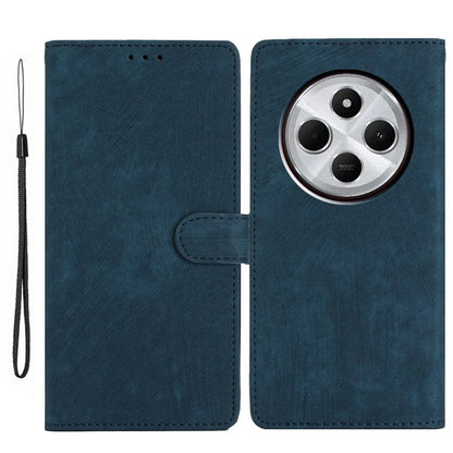 For Xiaomi Redmi 14C 4G Case with Card Clots Skin-Touch PU Leather Phone Cover Stand