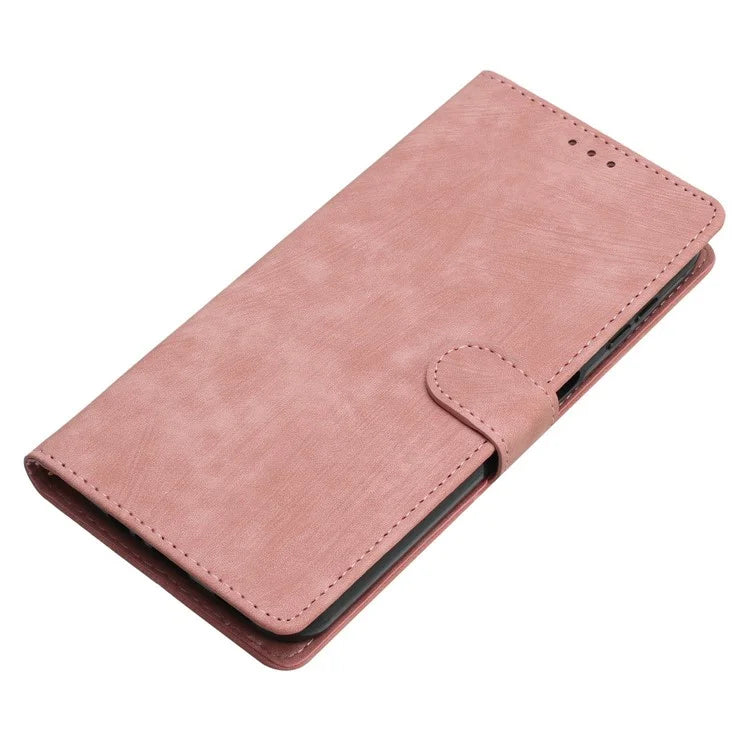 For Xiaomi Redmi 14C 4G Case with Card Clots Skin-Touch PU Leather Phone Cover Stand
