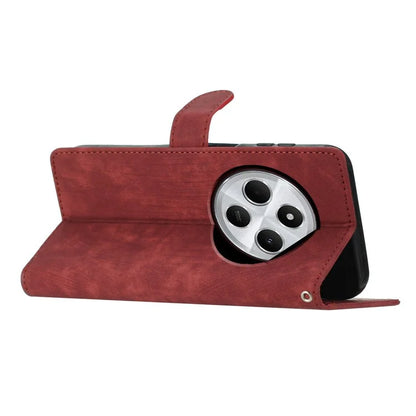 For Xiaomi Redmi 14C 4G Case with Card Clots Skin-Touch PU Leather Phone Cover Stand