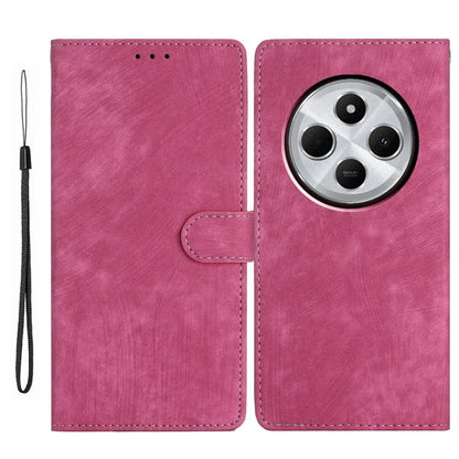 For Xiaomi Redmi 14C 4G Case with Card Clots Skin-Touch PU Leather Phone Cover Stand