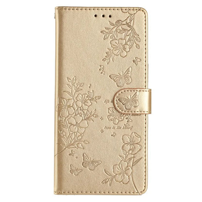For Xiaomi Redmi 14C 4G Wallet Phone Case Butterfly Floral Imprint Leather Flip Cover