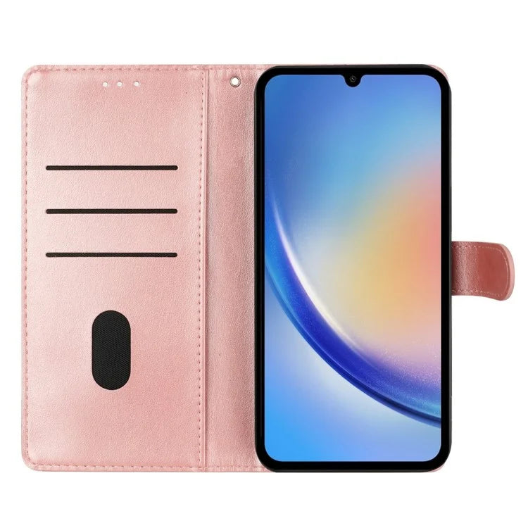For Xiaomi Redmi 14C 4G Wallet Phone Case Butterfly Floral Imprint Leather Flip Cover