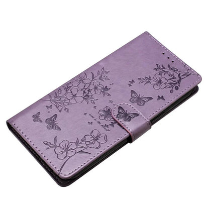 For Xiaomi Redmi 14C 4G Wallet Phone Case Butterfly Floral Imprint Leather Flip Cover