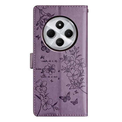 For Xiaomi Redmi 14C 4G Wallet Phone Case Butterfly Floral Imprint Leather Flip Cover
