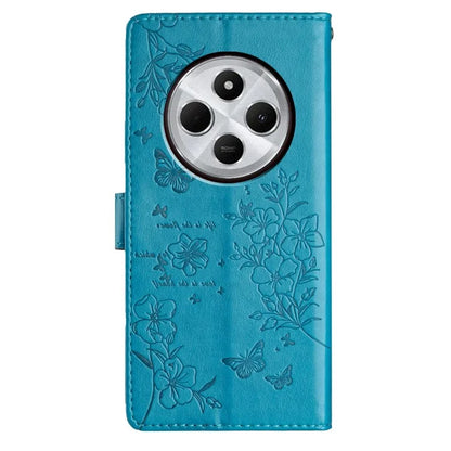 For Xiaomi Redmi 14C 4G Wallet Phone Case Butterfly Floral Imprint Leather Flip Cover