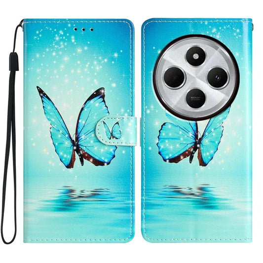 For Xiaomi Redmi 14C 4G Wallet Case PU Leather Pattern Printing Stand Phone Cover with Strap