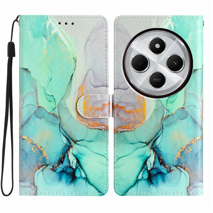 For Xiaomi Redmi 14C 4G Wallet Case PU Leather Pattern Printing Stand Phone Cover with Strap