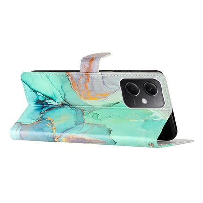 For Xiaomi Redmi 14C 4G Wallet Case PU Leather Pattern Printing Stand Phone Cover with Strap