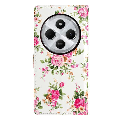 For Xiaomi Redmi 14C 4G Wallet Case PU Leather Pattern Printing Stand Phone Cover with Strap