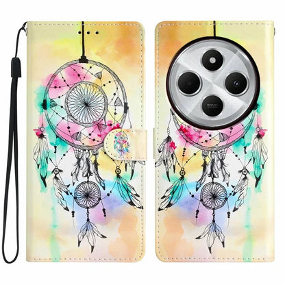 For Xiaomi Redmi 14C 4G Wallet Case PU Leather Pattern Printing Stand Phone Cover with Strap