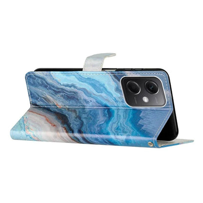 For Xiaomi Redmi 14C 4G Wallet Case PU Leather Pattern Printing Stand Phone Cover with Strap