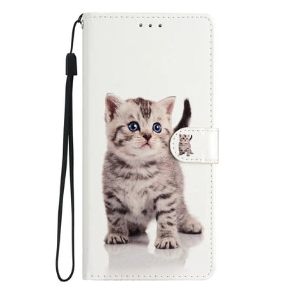 For Xiaomi Redmi 14C 4G Wallet Case PU Leather Pattern Printing Stand Phone Cover with Strap