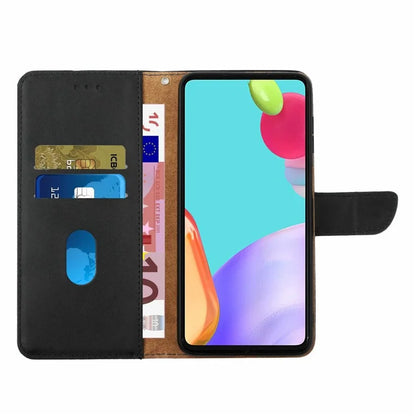 HT02 For Xiaomi Redmi 14C 4G Case Genuine Cow Leather Phone Cover Nappa Texture