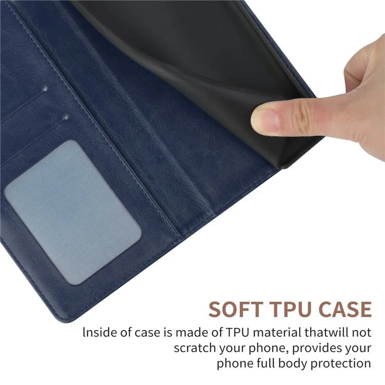 HT01 For Xiaomi Redmi 14C 4G Case Y-Shaped Lines Imprint Leather Phone Cover