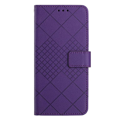 HT06 For Xiaomi Redmi 14C 4G Wallet Phone Case Imprint PU Leather Flip Folio Cover