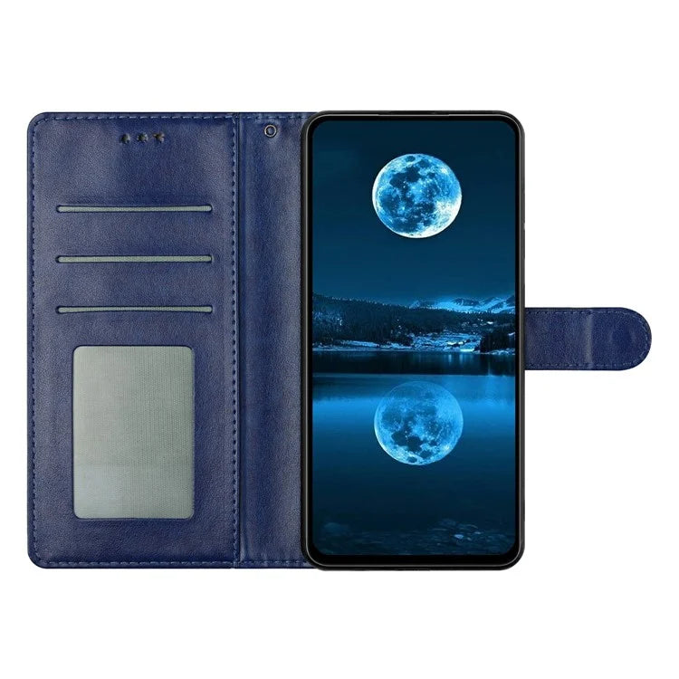 For Xiaomi Redmi 14C 4G Leather Phone Case Wallet Stand Cover with Handy Strap