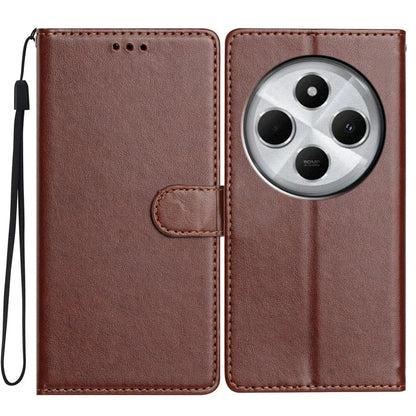 For Xiaomi Redmi 14C 4G Leather Phone Case Wallet Stand Cover with Handy Strap