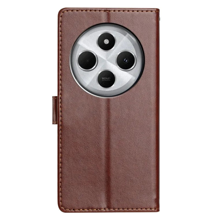 For Xiaomi Redmi 14C 4G Leather Phone Case Wallet Stand Cover with Handy Strap
