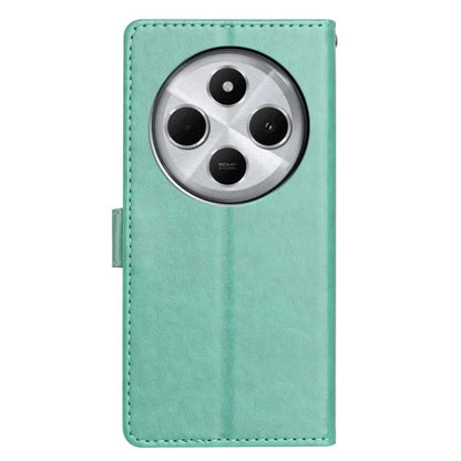 For Xiaomi Redmi 14C 4G Leather Phone Case Wallet Stand Cover with Handy Strap