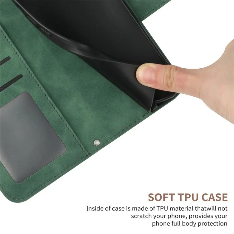 HT04 For Xiaomi 14T Case Sunflower Imprint Leather Wallet Phone Cover with Wrist Strap